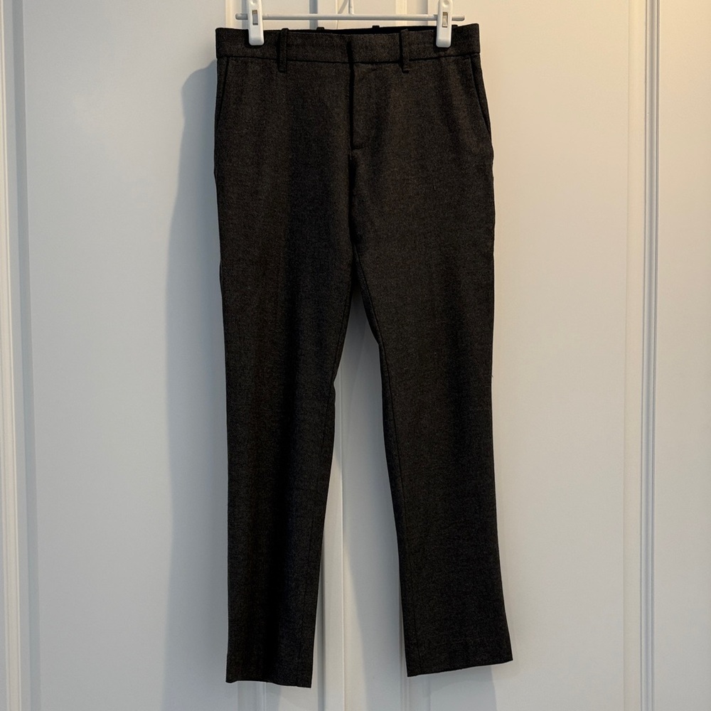 GAP Herringbone Wool Blend Men's Slim Fit Classic Grey/Black Pants
